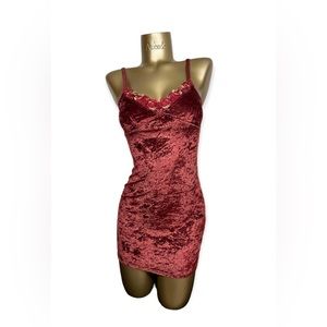 361.Medium Slip Suede Dress